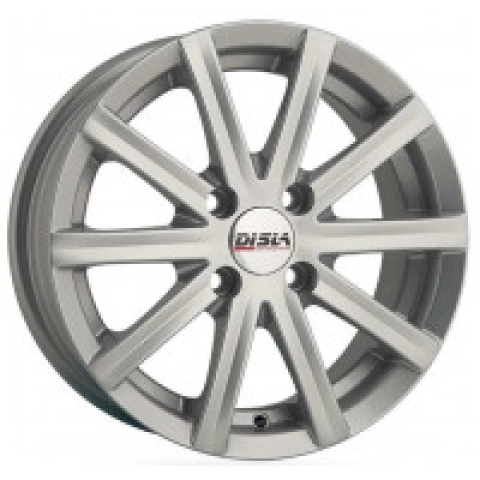 Disla Baretta W6 R14 PCD5x100 ET37 DIA67.1 silver